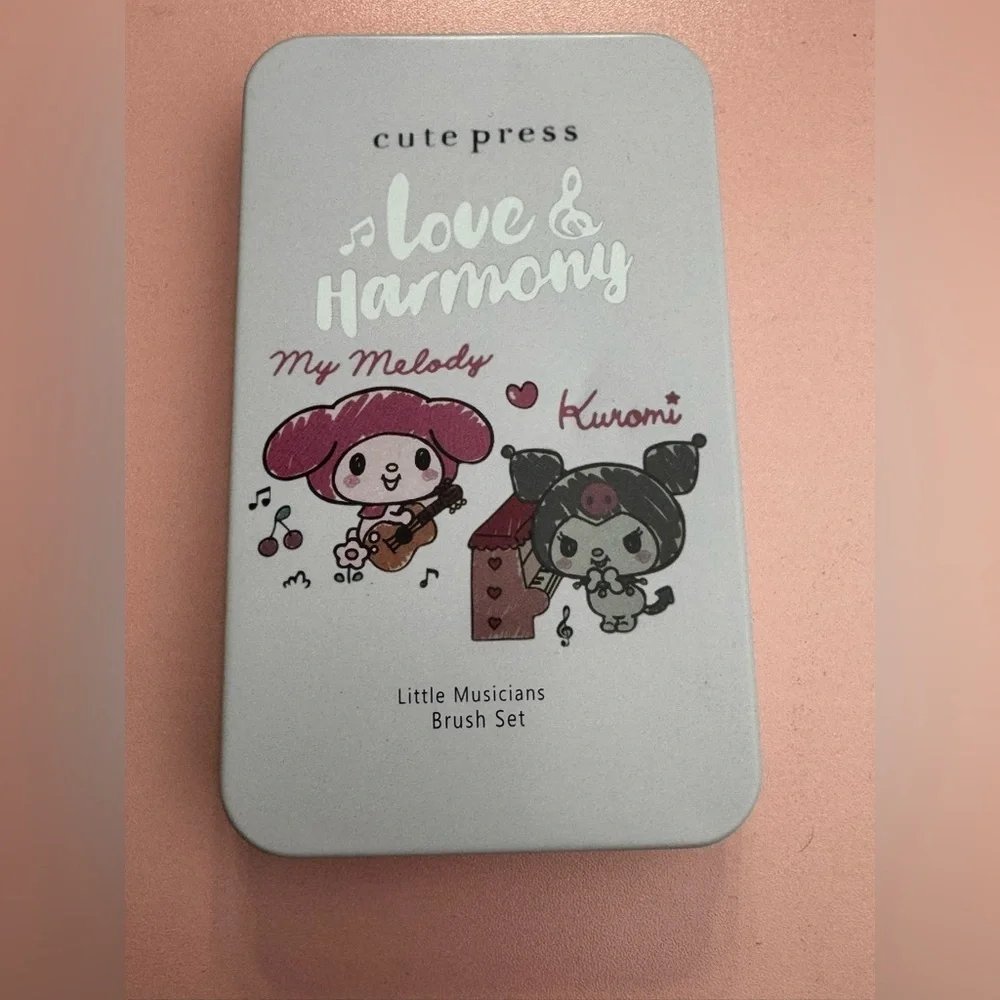 Sanrio Makeup Brush Set – My Melody & Kuromi